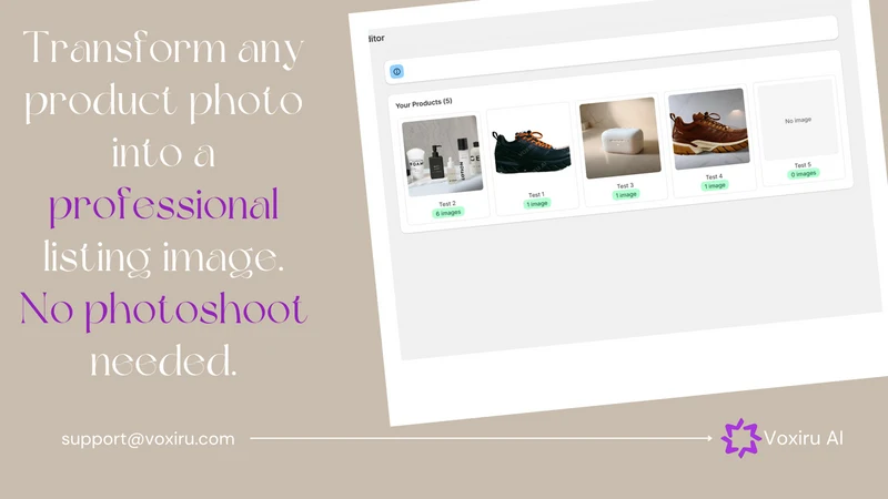 Voxiru ‑ Product Photo Editor