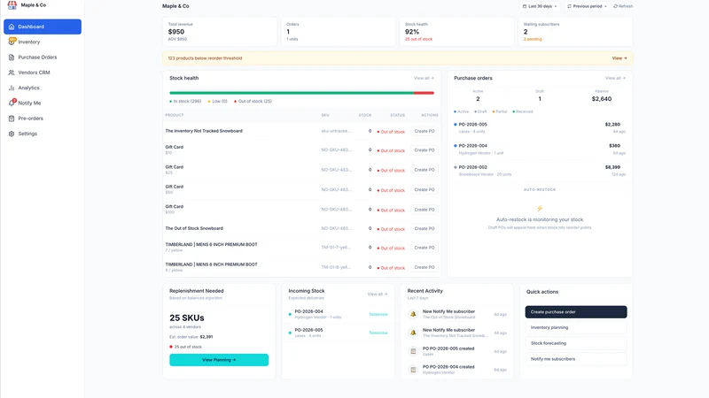 Stockpilot ‑ Inventory Ops