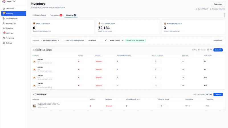 Stockpilot ‑ Inventory Ops