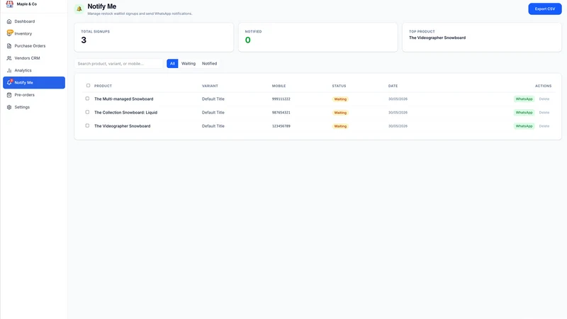 Stockpilot ‑ Inventory Ops