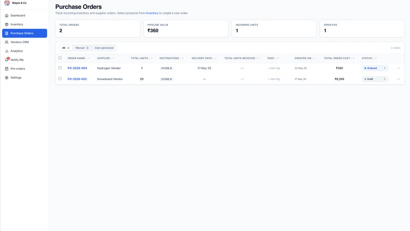 Stockpilot ‑ Inventory Ops
