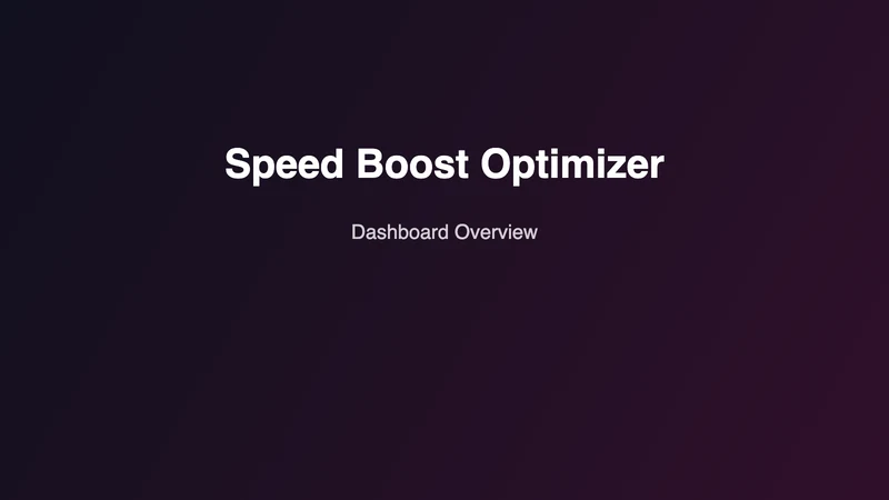 Medusa Speed Optimizer