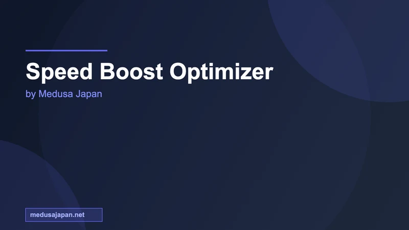 Medusa Speed Optimizer