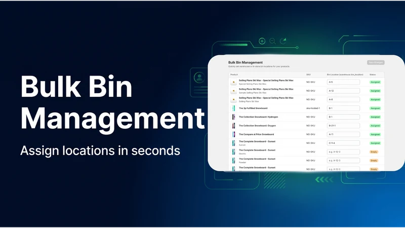 Simple Bin Locations