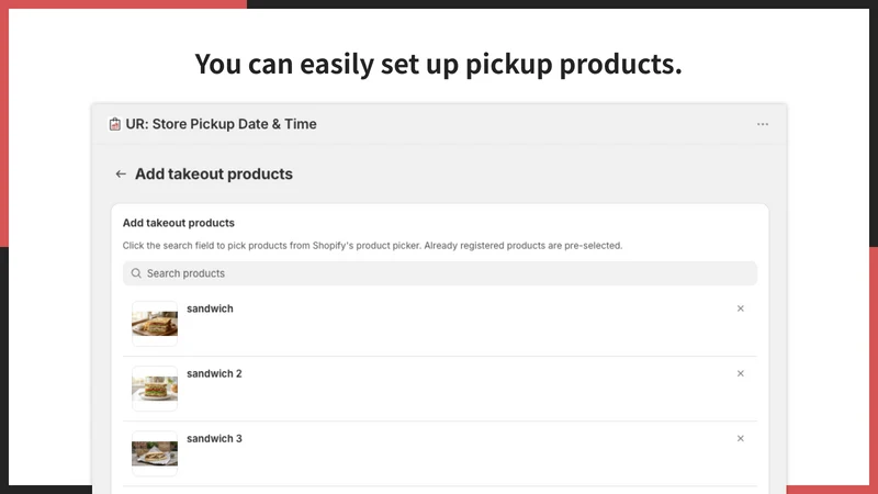 UR: Store Pickup Date & Time