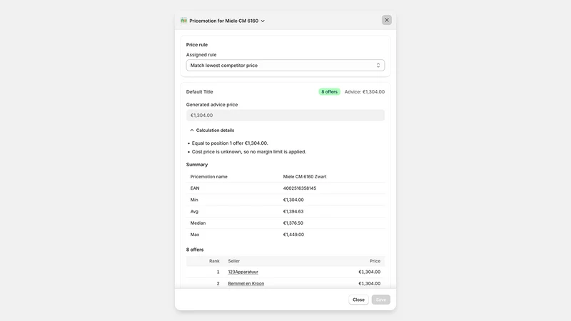 Pricemotion
