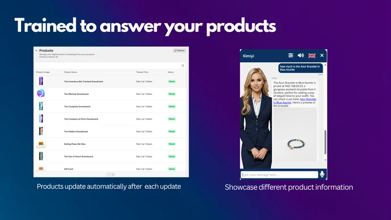 Kimiyi AI Employee Chatbot