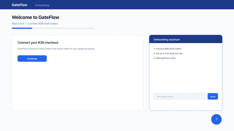 GateFlow ‑ Ship & Orders