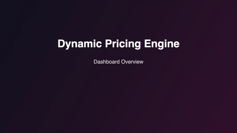 Medusa Dynamic Pricing Engine