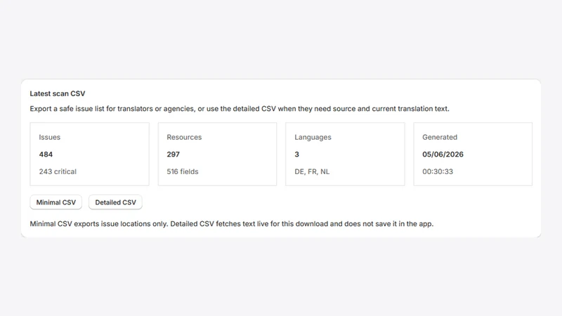 DSK Translation Check