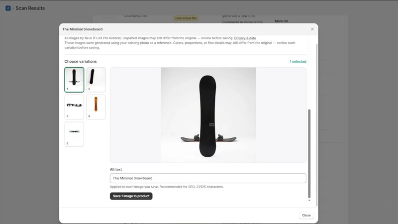 CatalogAIQ | AI Scan and Fix
