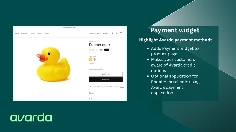 Avarda Widget