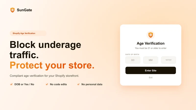 SunGate Age Verification