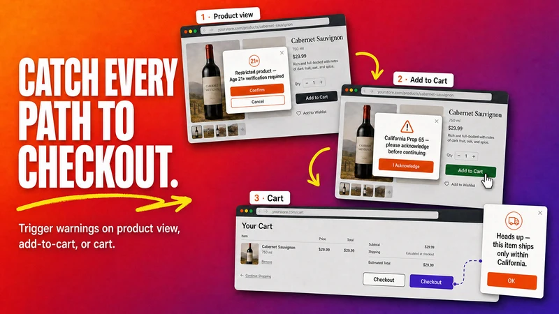 WARN: Product Warning & Popup