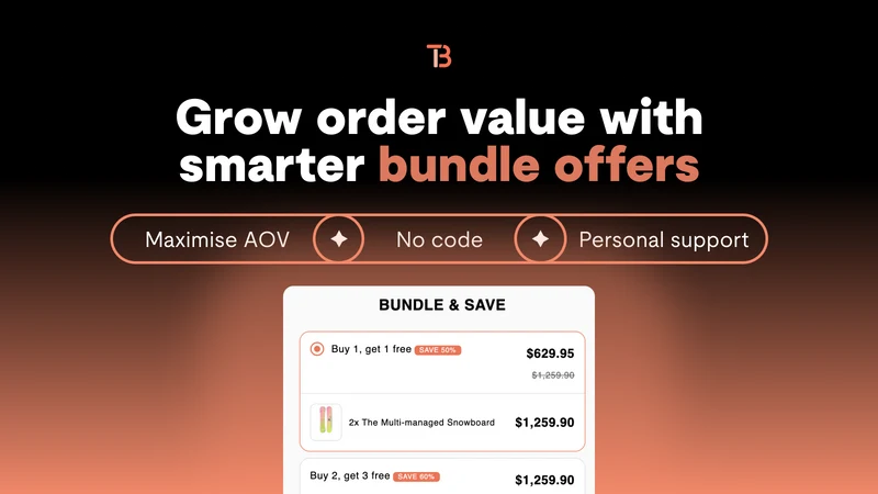 Tuesday: AI Bundles & Upsell