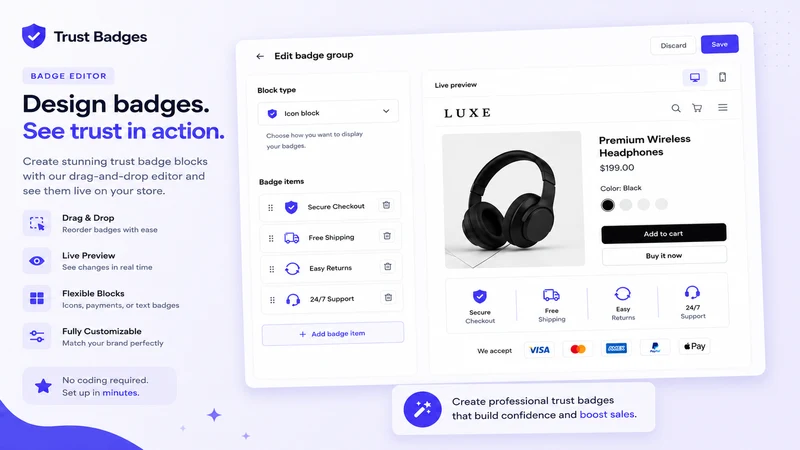 Trustify: Badges & Labels