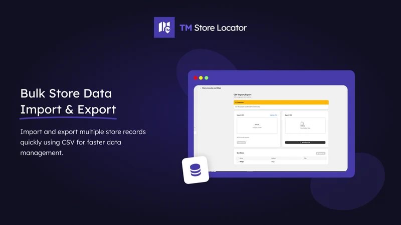 TM Store Locator ‑ Google Maps