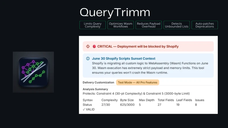 QueryTrim: Functions Analyzer