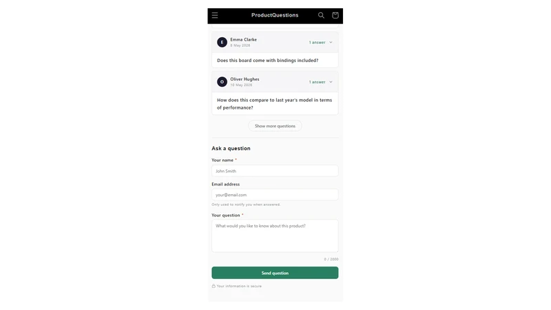 Querio ‑ Product Q&A