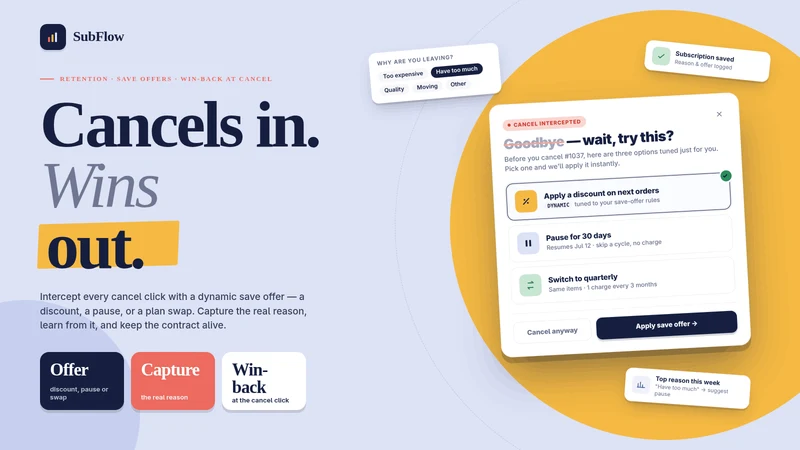 SubFlow ‑ Subscriptions & Save