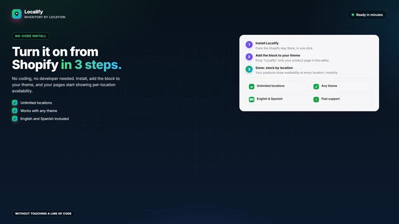 Localify: Store Stock