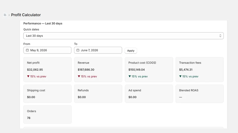 Profit Calculator
