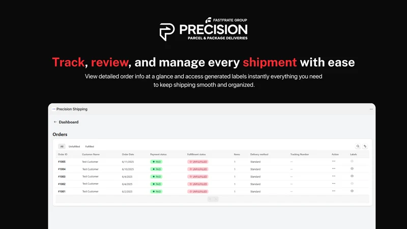Precision Shipping