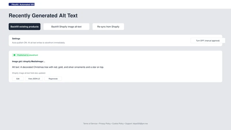 PiksAlt: Alt Text & JSON‑LD