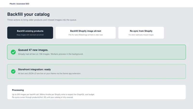 PiksAlt: Alt Text & JSON‑LD