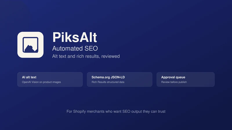 PiksAlt: Alt Text & JSON‑LD
