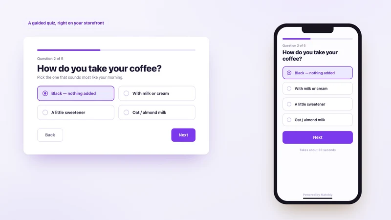 Matchly ‑ Quiz & Forms Builder
