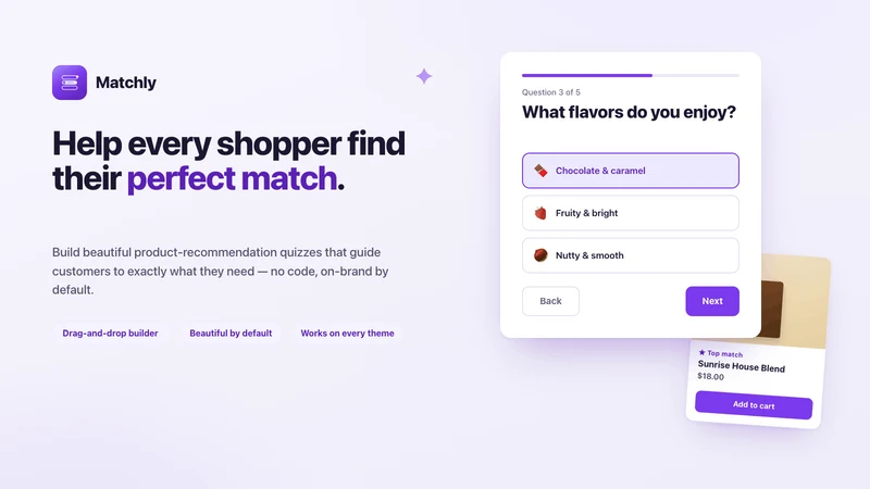 Matchly ‑ Quiz & Forms Builder