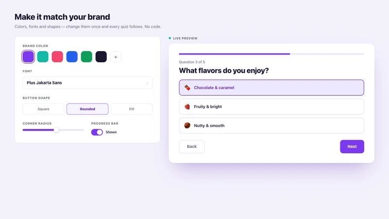 Matchly ‑ Quiz & Forms Builder