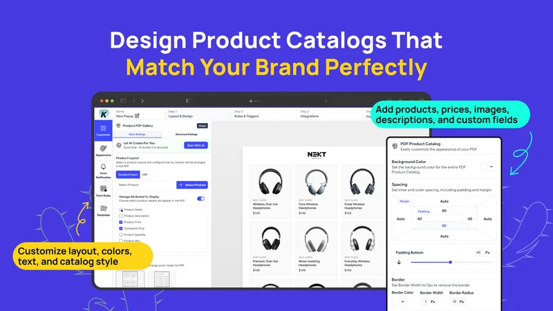 K: PDF Product Catalog Maker
