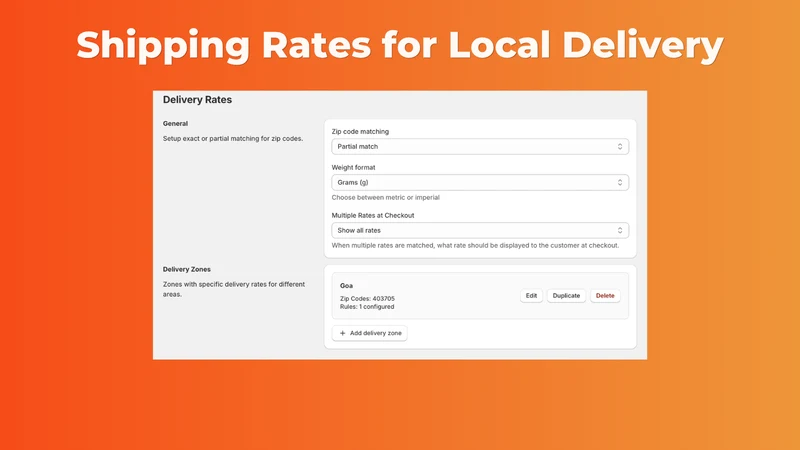 Estimated Delivery Date Picker