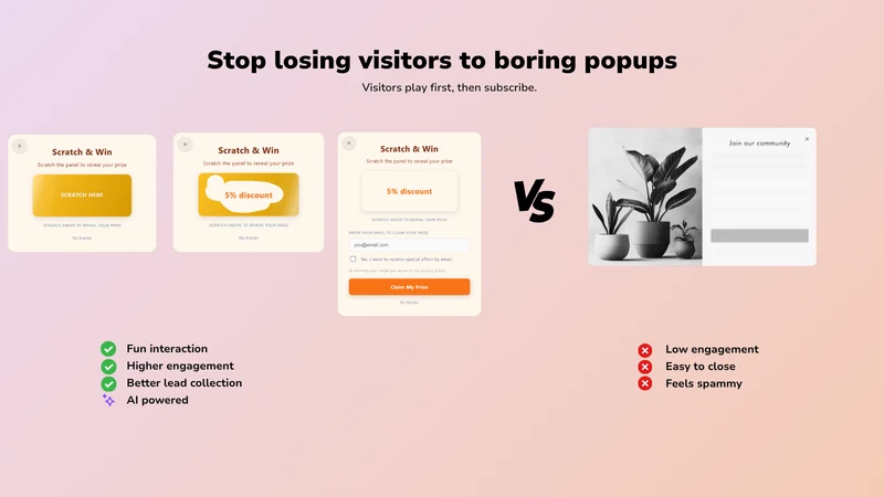 WinPop ‑ AI Game Popups