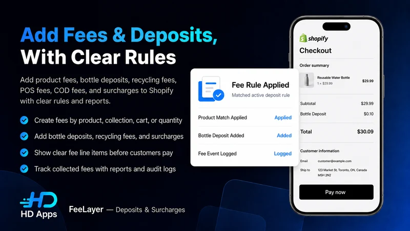 FeeLayer:Deposits & Surcharges