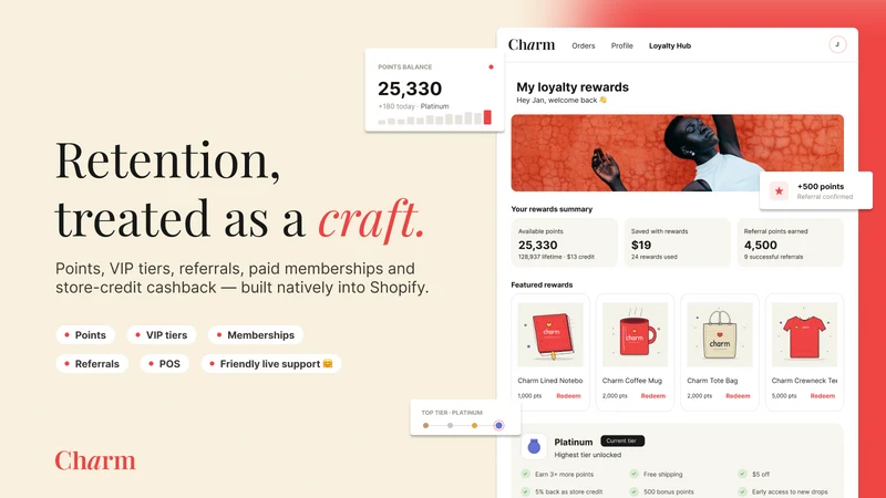 Charm: Loyalty Program Rewards