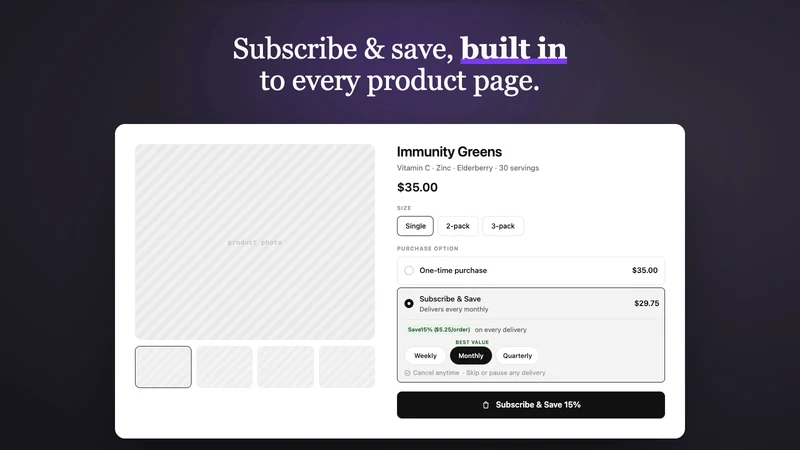 Amoni Subscriptions