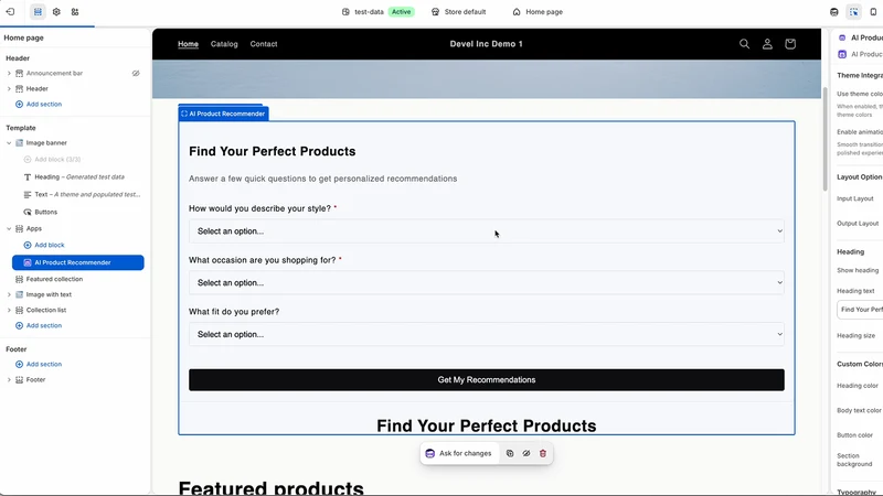 AI Product Recommender