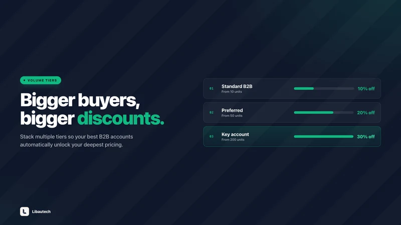 Libautech ‑ B2B Login Discount