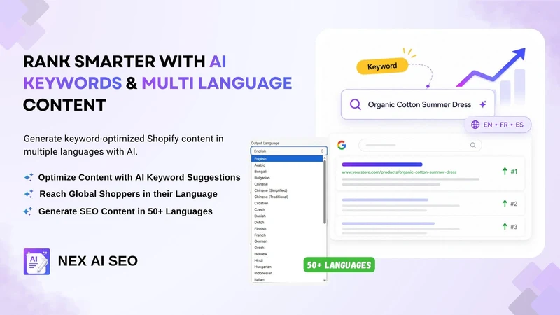 Nex AI SEO Product Description