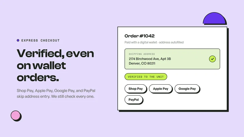 Address Verifier: Validation