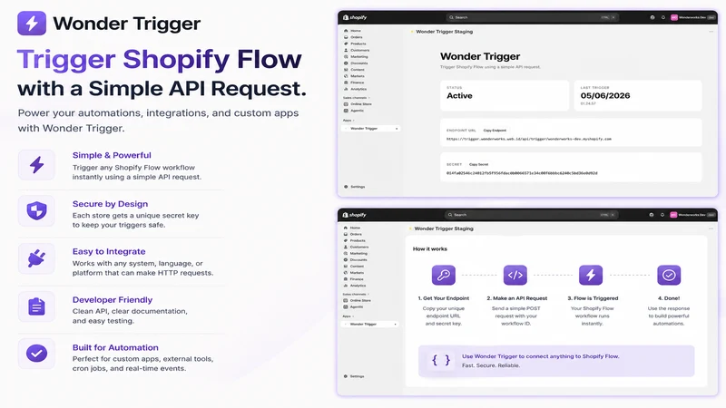 Wonder Trigger: API to Flow