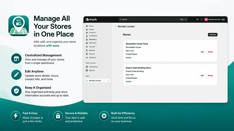 Wonder Locator: Store Locator