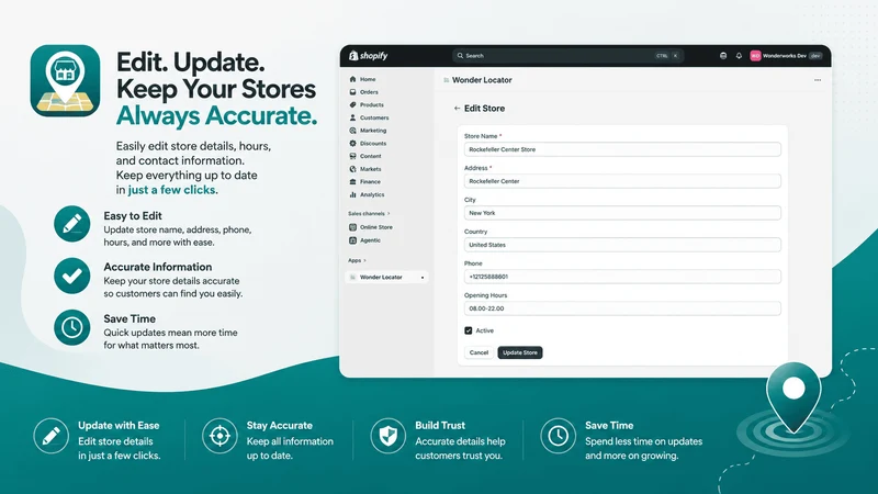 Wonder Locator: Store Locator