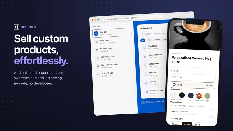 Instant Product Options