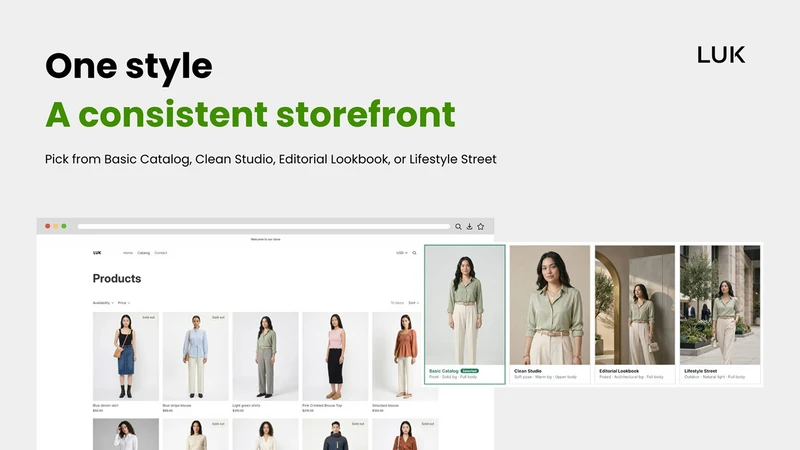 LUK: AI Lookbook Photo Studio