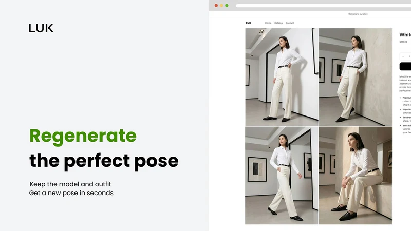 LUK: AI Lookbook Photo Studio