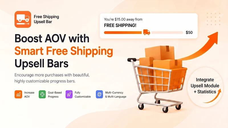 Free Shipping Upsell Bar